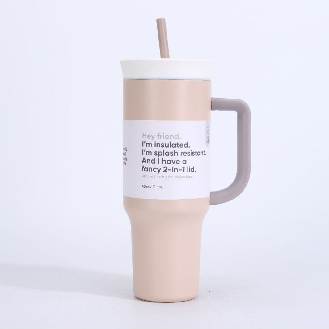 Women's insulated mug with 2-in-1 lid Kalsten