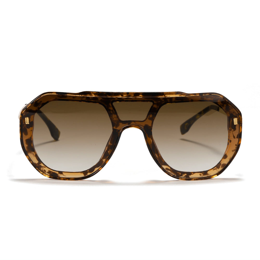 Women oversized geometric sunglasses with elegant frame Kalsten