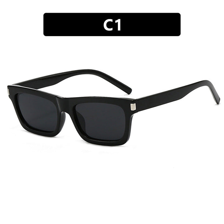 Women's square sunglasses with transparent lenses and stylish design Kalsten