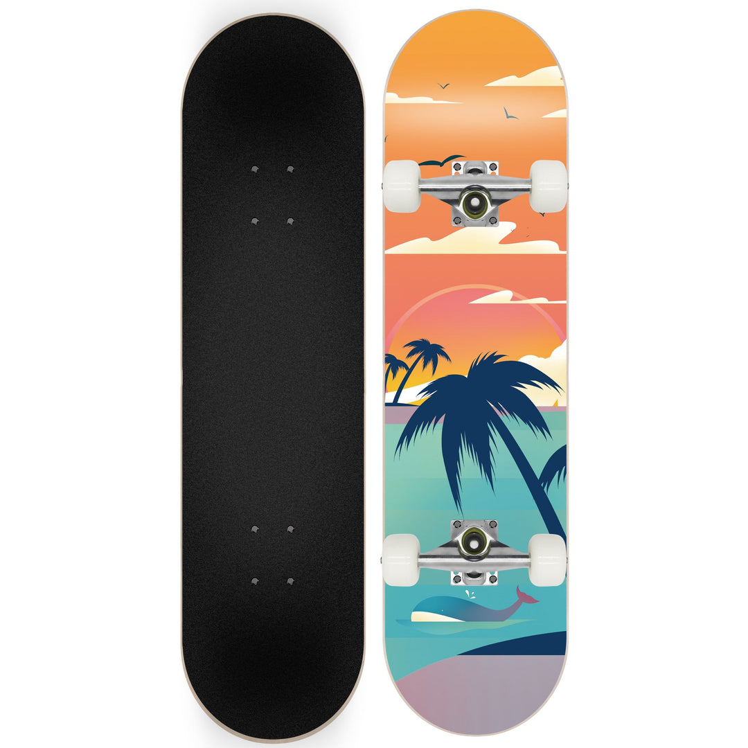 Skateboard with Galaxy Design Kalsten