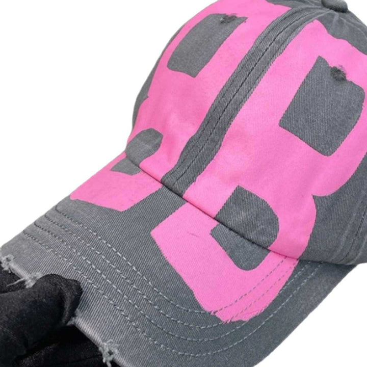 Unisex Distressed Vintage-Inspired Baseball Cap Kalsten