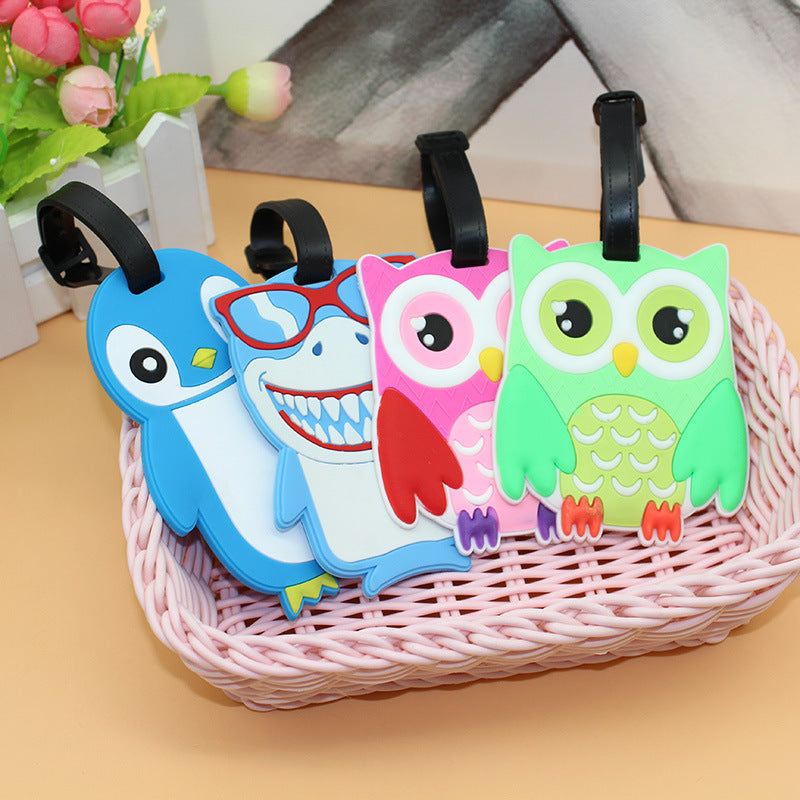 Unisex luggage tag in cute penguin design Kalsten
