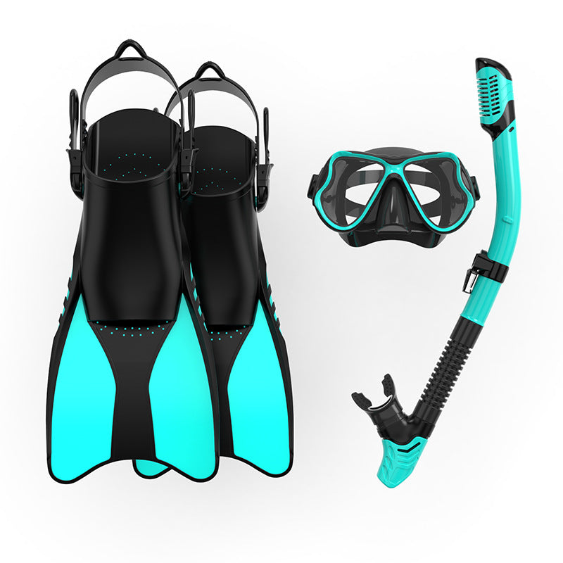 Premium Snorkel Set with Ergonomic Fins and Clear Dive Mask Kalsten