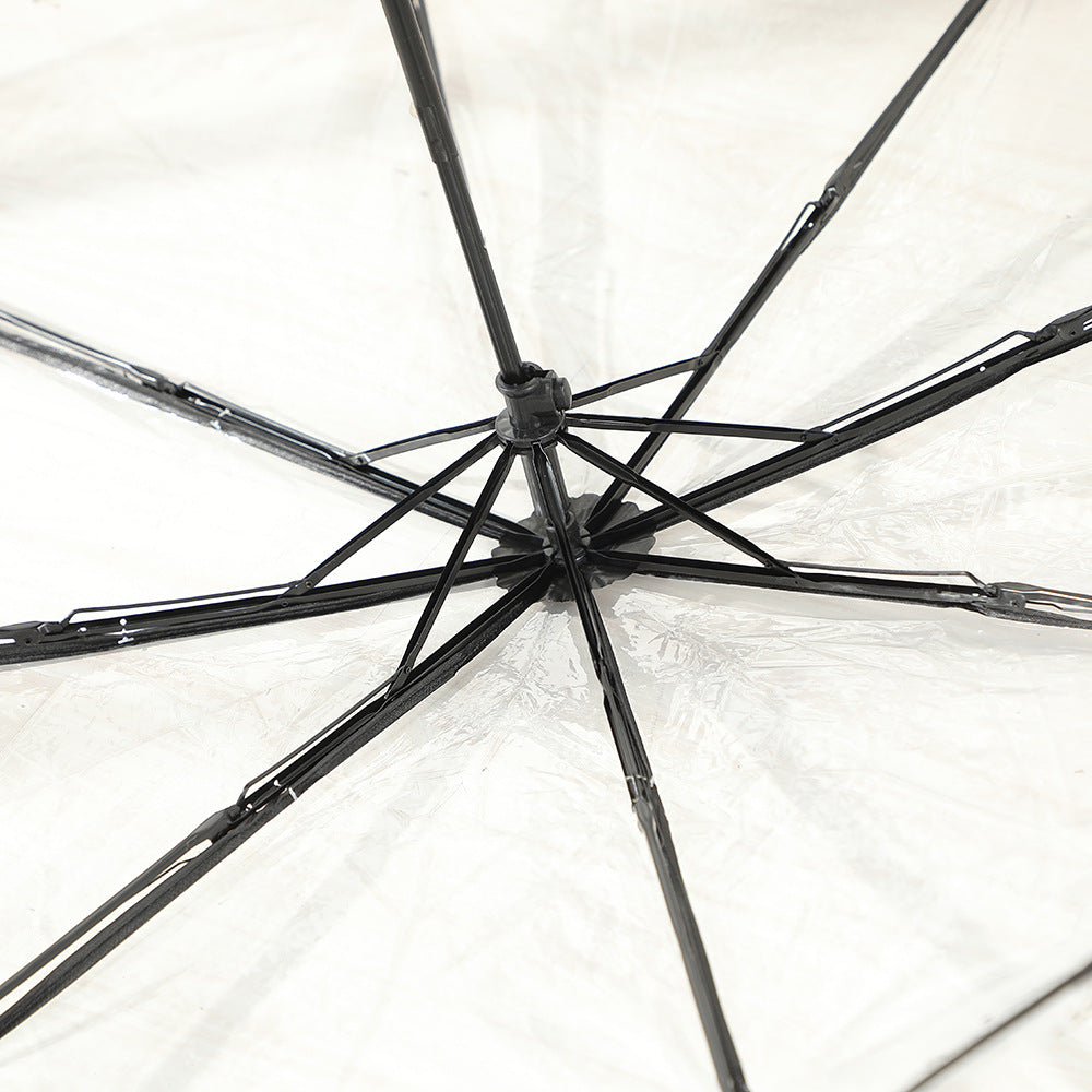 Women's Foldable Umbrella with Floral Pattern Kalsten