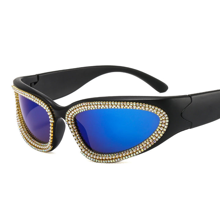 Ladies stylish sunglasses with sparkling crystal frame Kalsten