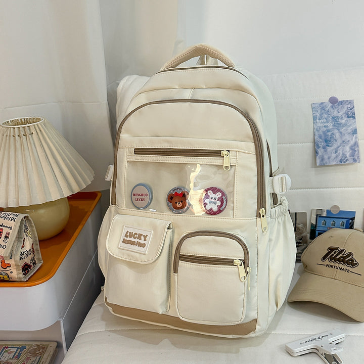 Cute Character-Based Casual School Backpack