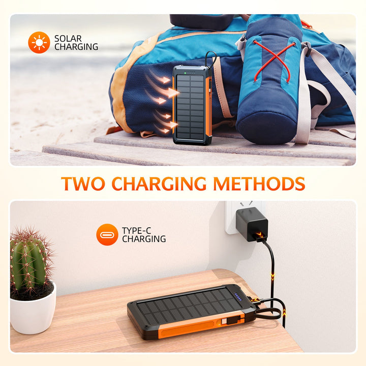 Solar Power Bank with Fast Charging from Kalsten