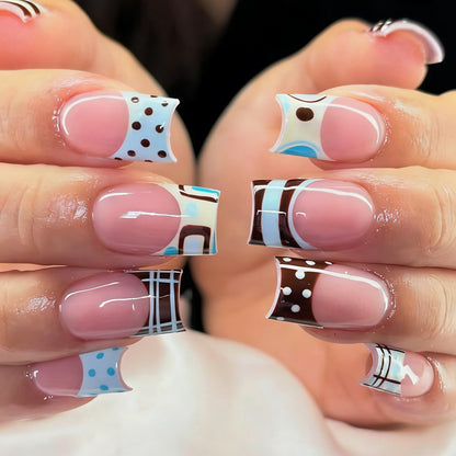 Artistic French Tip Nail Design Acalora 1788858466