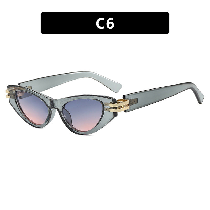Ladies Cat-Eye Sunglasses with Luxurious Accents Kalsten