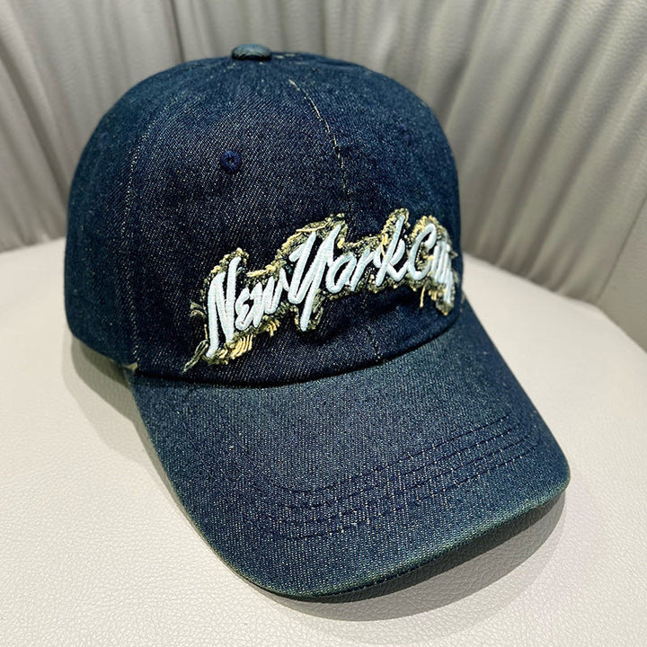 Women's Distressed Denim Cap Kalsten