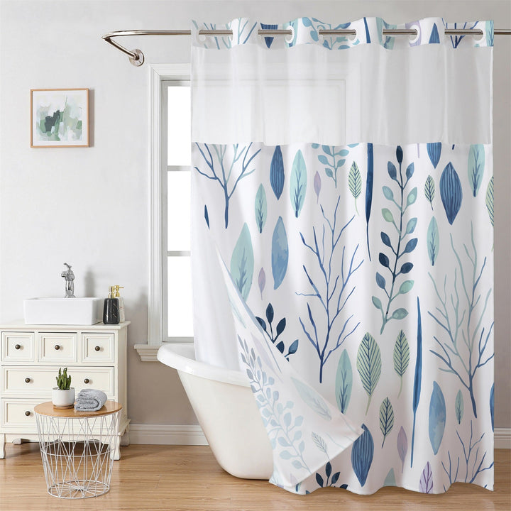 Artistic Floral Shower Curtain Kalsten