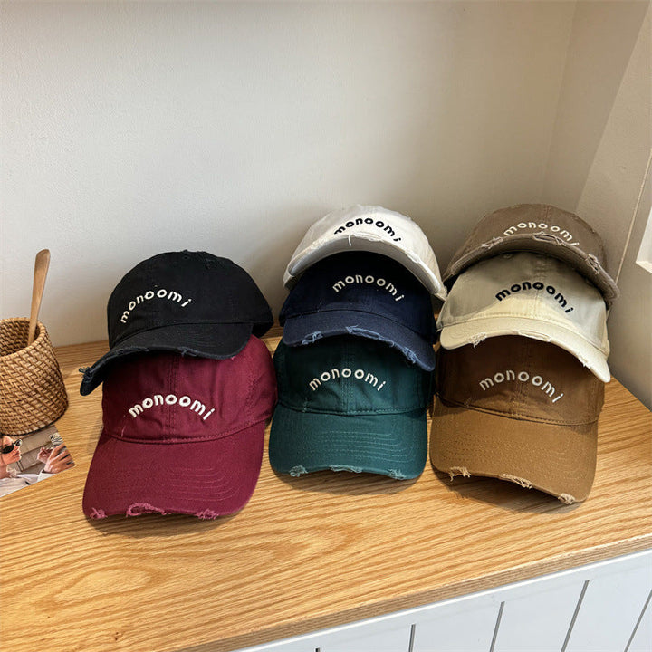 Women's Distressed Cotton Baseball Cap Kalsten