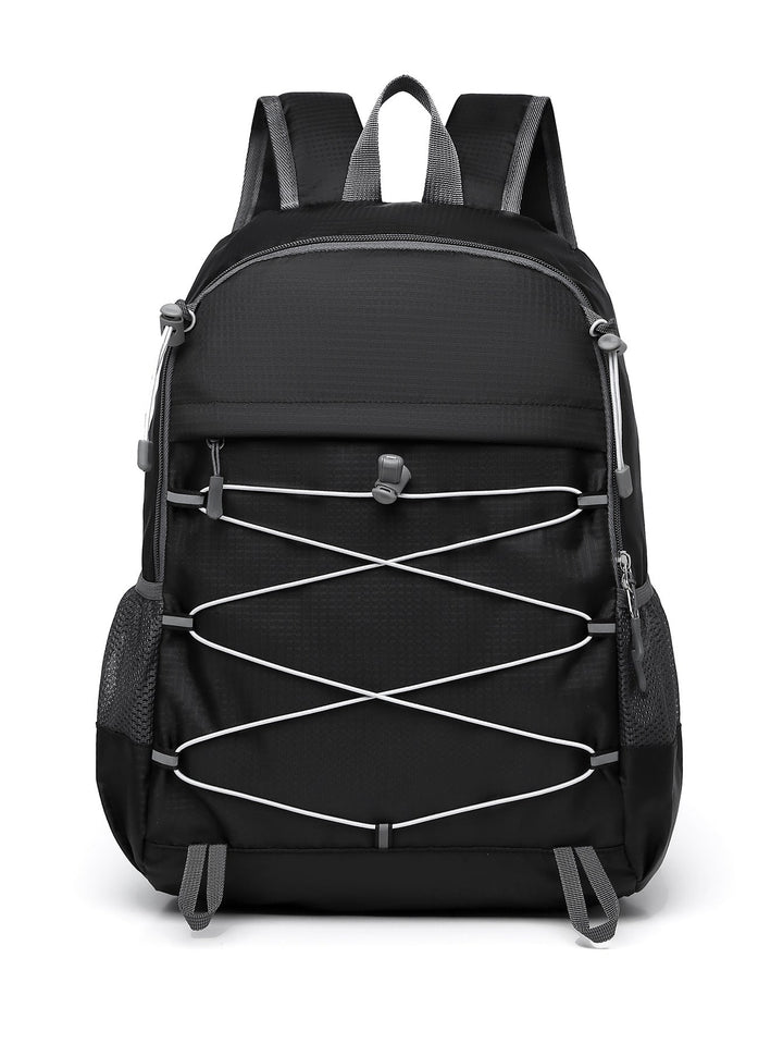 Unisex nan lightweight outdoor backpack with elastic tension strap and mesh side pockets Kalsten