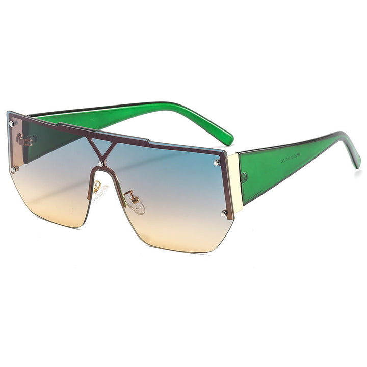Women's fashionable oversized sunglasses with a unique geometric frame Kalsten