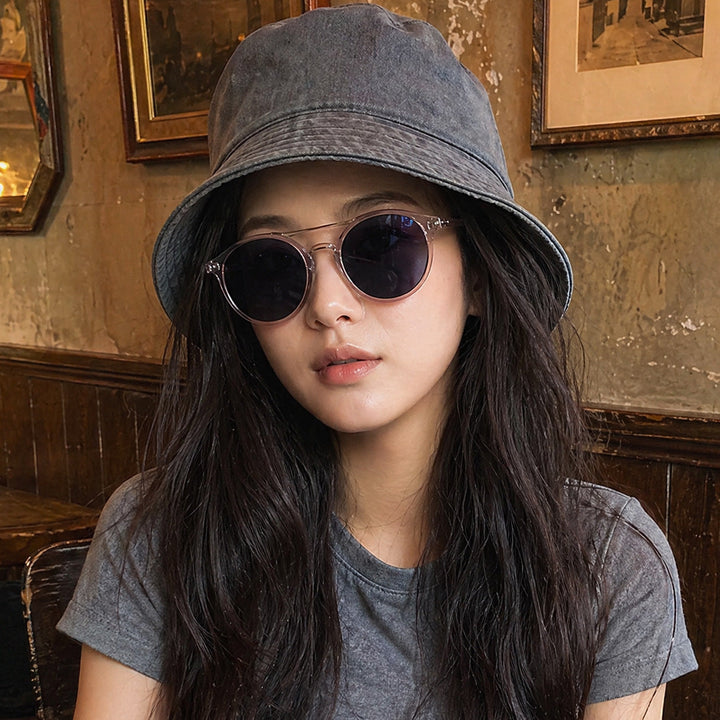 Women's fashionable cat-eye sunglasses with high-quality plastic frame and polarized lenses Kalsten