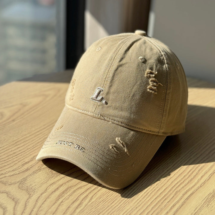 Women's Distressed Cotton Baseball Cap Kalsten