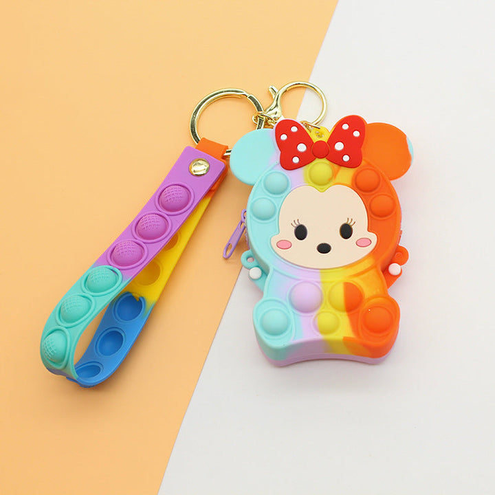 Women's Keychain with Pop It Design Kalsten