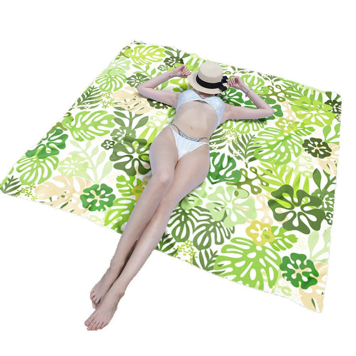 Beach blanket with tropical floral design Kalsten