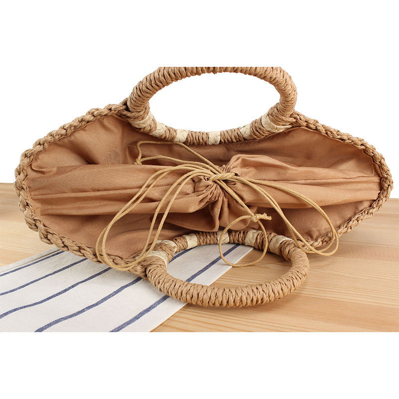 Tote bag with handcrafted weave Kalsten