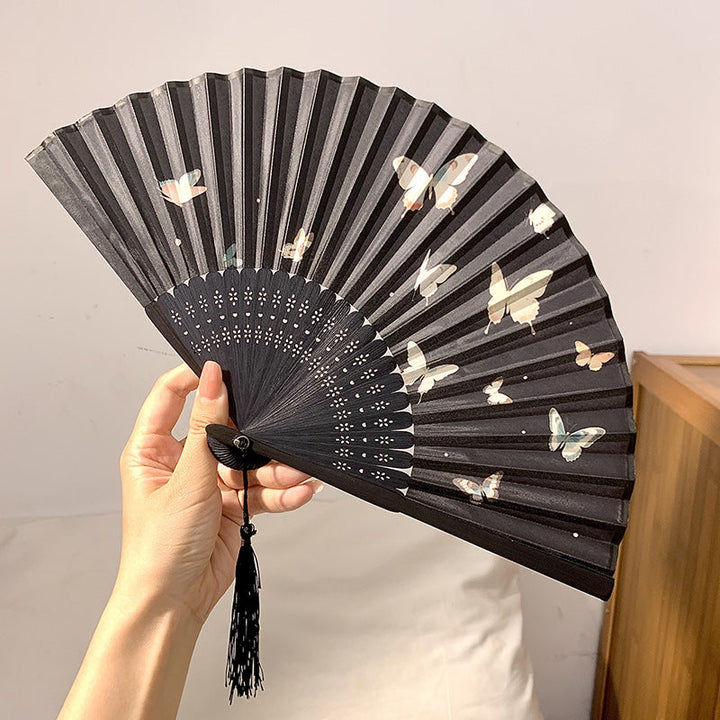 Handcrafted fan with elegant butterfly design Kalsten