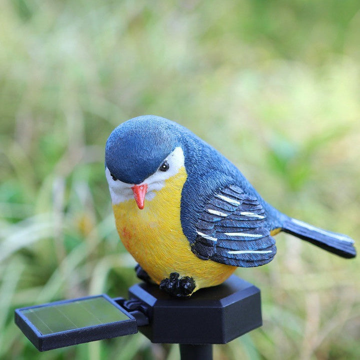 Realistic Solar Bird Garden Stake With Motion Sensor And Weatherproof Design Kalsten