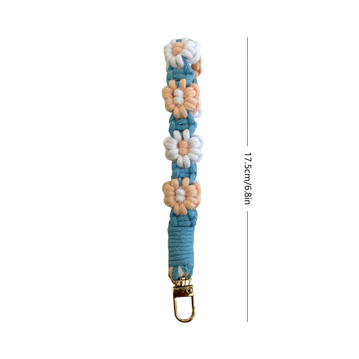 Floral Macrame Keychain Holder Acalora 1788942629