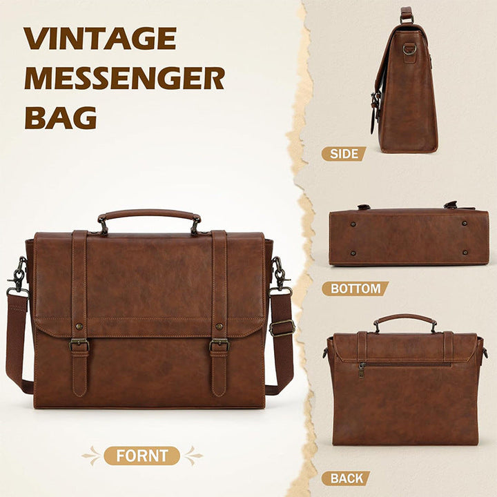 Briefcase Made of High-Quality Leather Kalsten