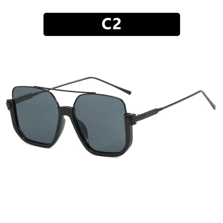 Women oversized sunglasses with trendy square frame and protective UV filter Kalsten