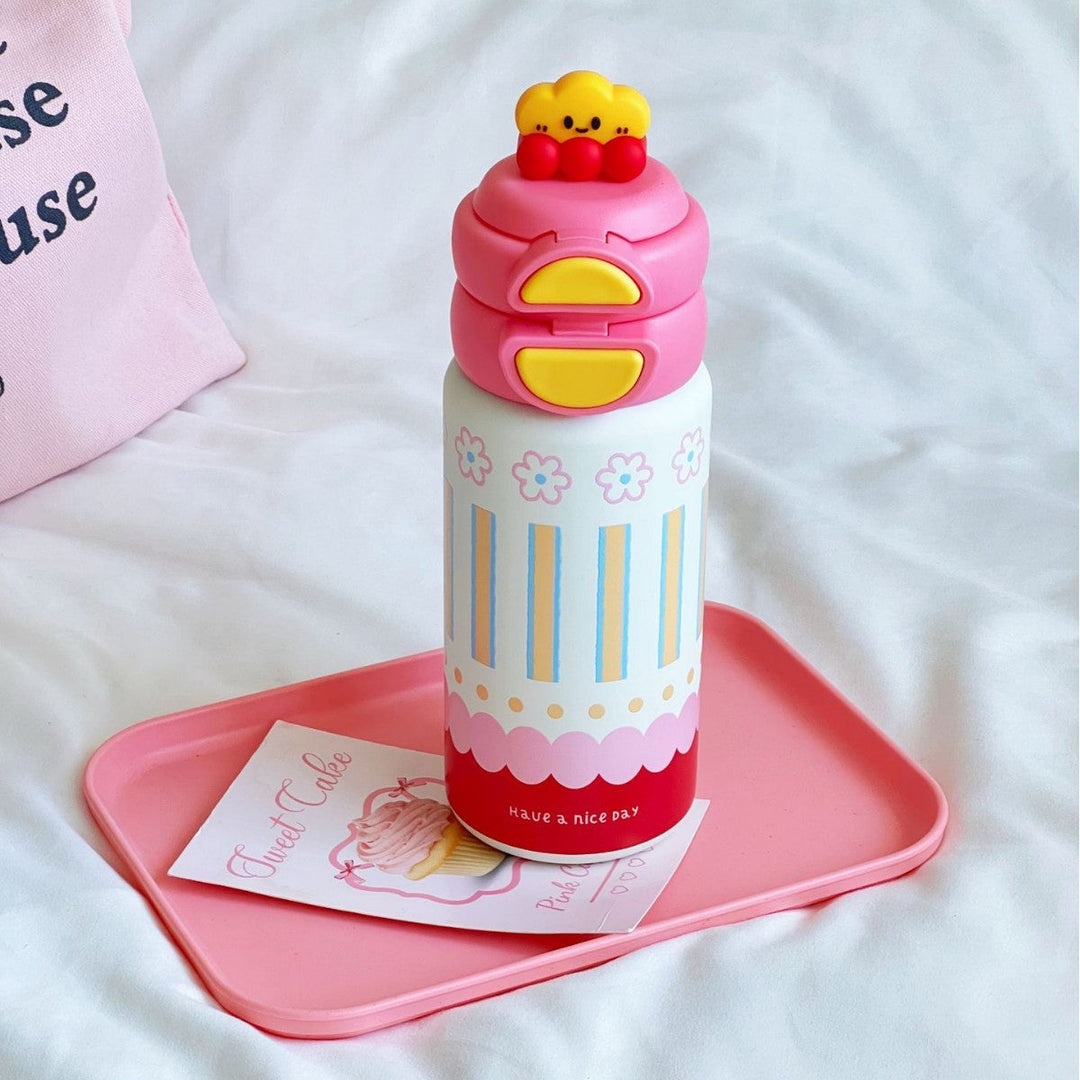 Women's water bottle with innovative lid Kalsten