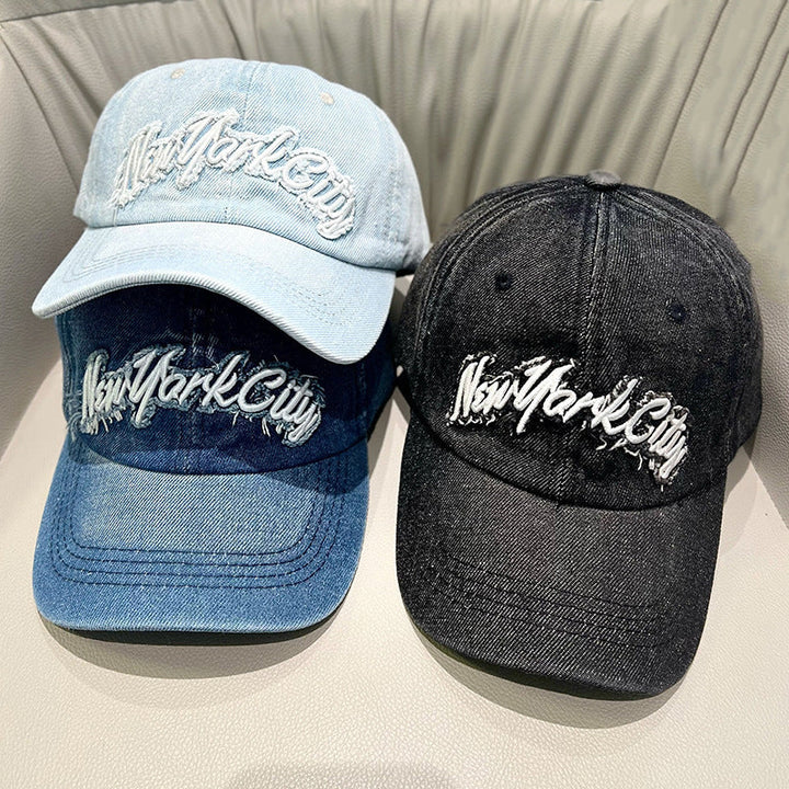 Women's Distressed Denim Cap Kalsten