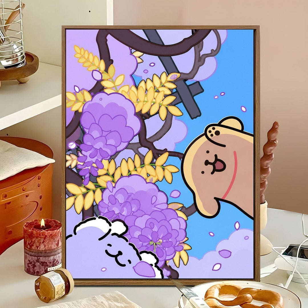 Cute Animal-Themed Swing Wall Art Kalsten