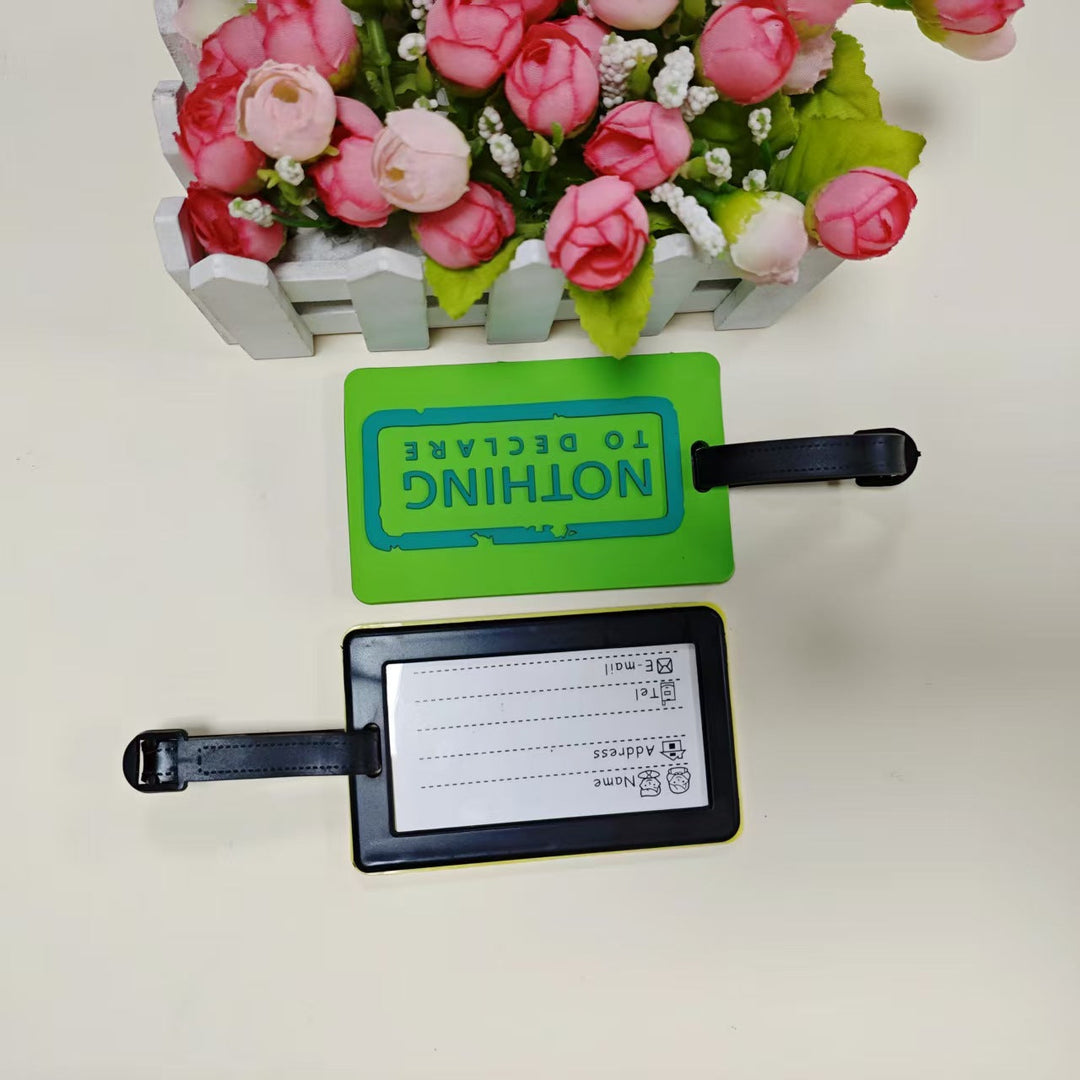 Unisex Luggage Tag with Personal Identification Message Kalsten