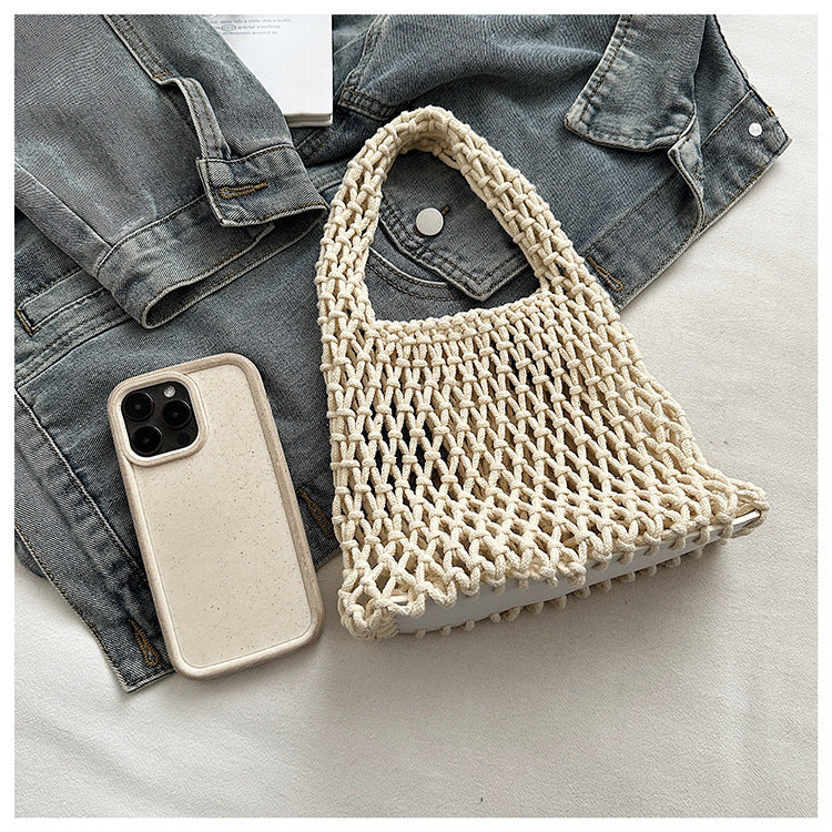 Handcrafted Macrame Tote Bag Kalsten