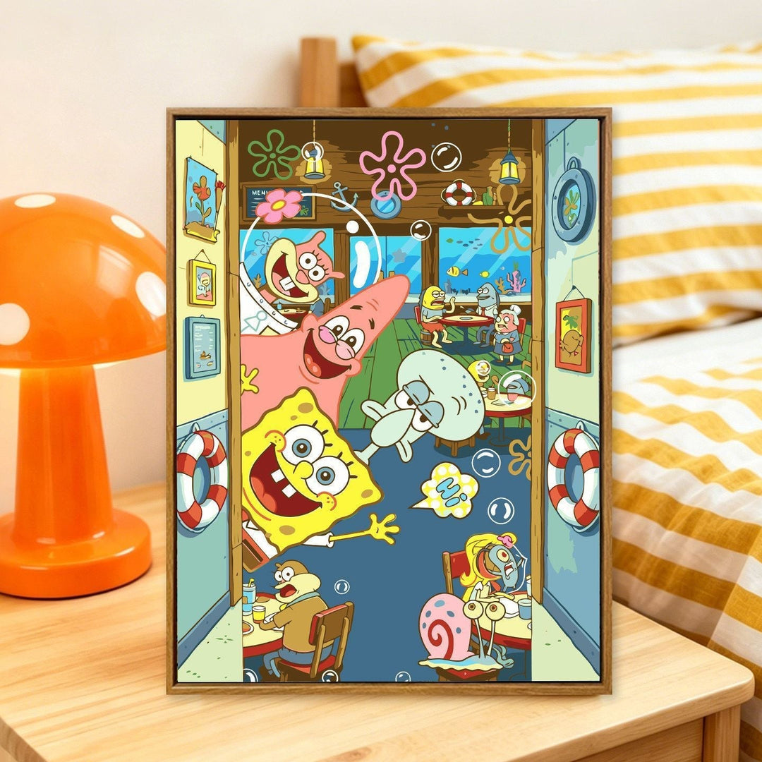 Cartoon Themed Art Print Kalsten