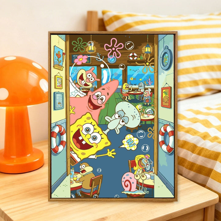 Cartoon Themed Art Print Kalsten