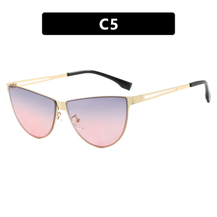 Women's Cat-Eye Sunglasses with Stylish Metal Frame and Protective UV Filter Kalsten