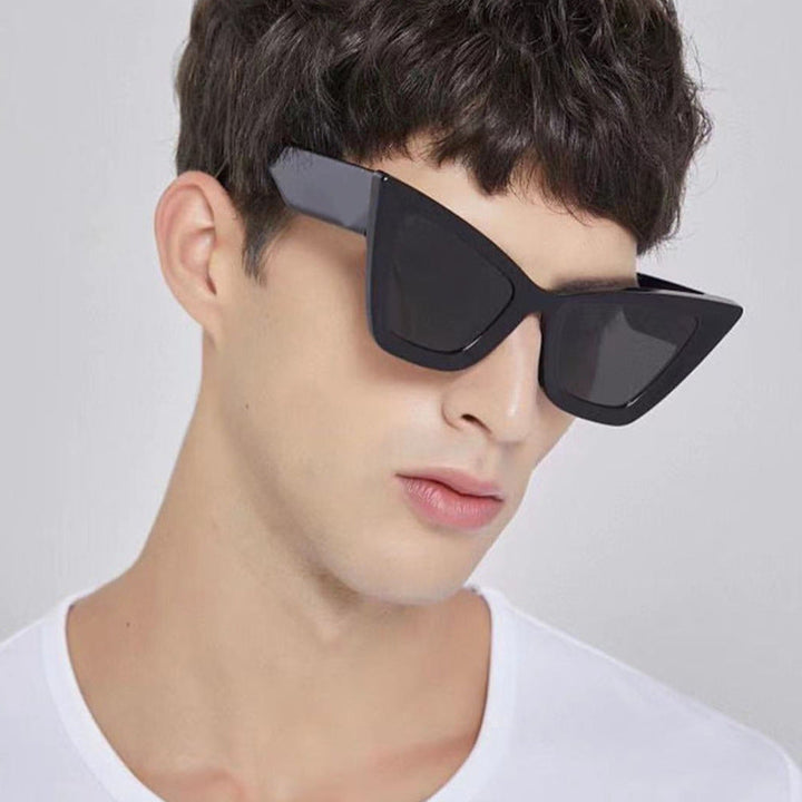 Women's Cat-Eye Sunglasses with Unique Wave Frame Kalsten