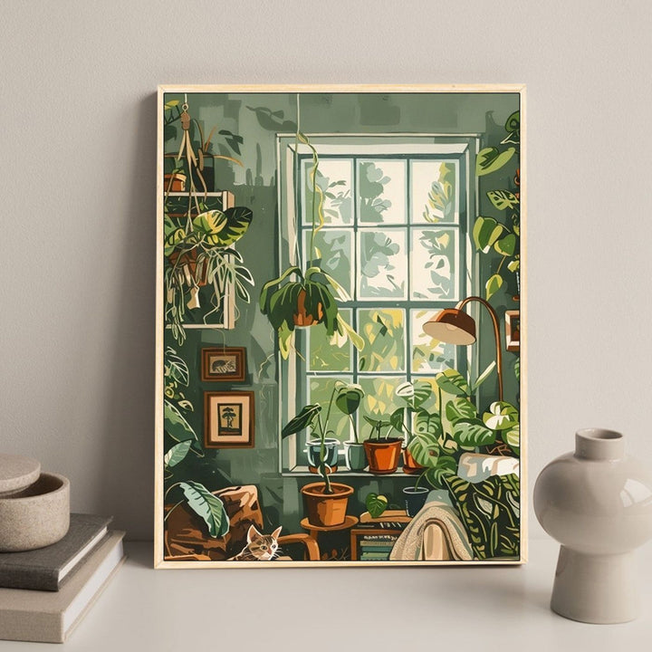 Cozy Floral-Themed Home Decor Art Print Kalsten