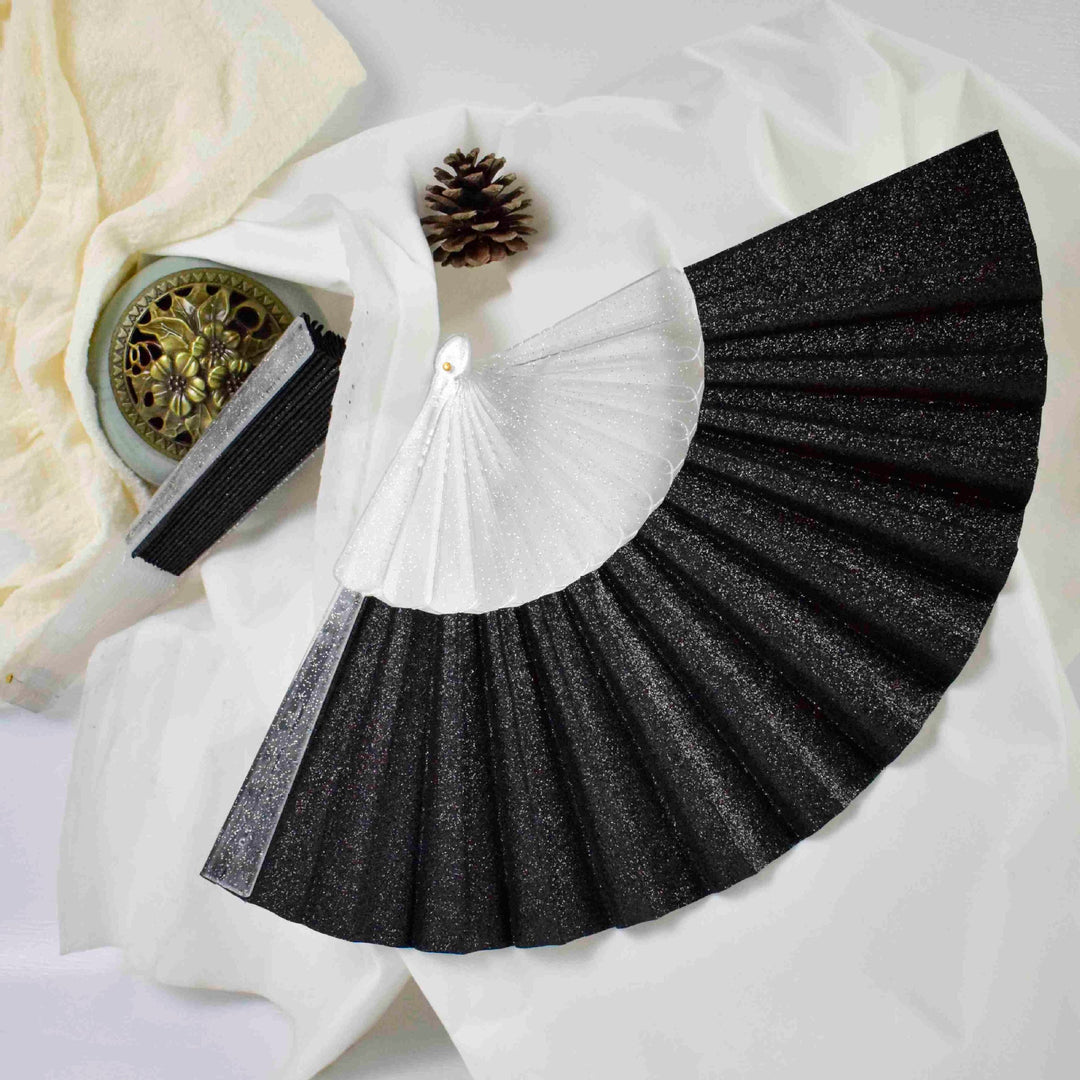 Women elegant glitter fan Kalsten