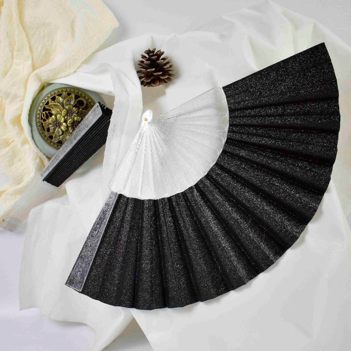 Women elegant glitter fan Kalsten