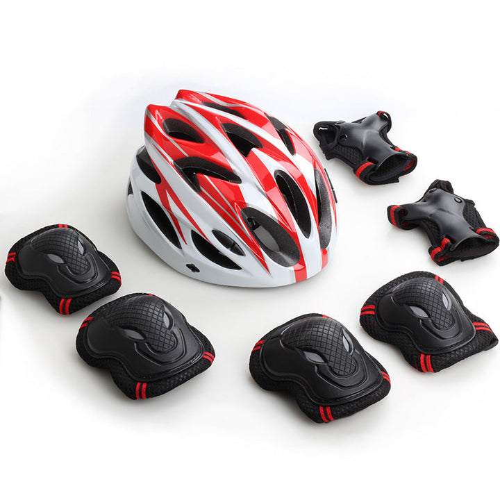 Multi-Protection Cycling Helmet and Pad Set Kalsten