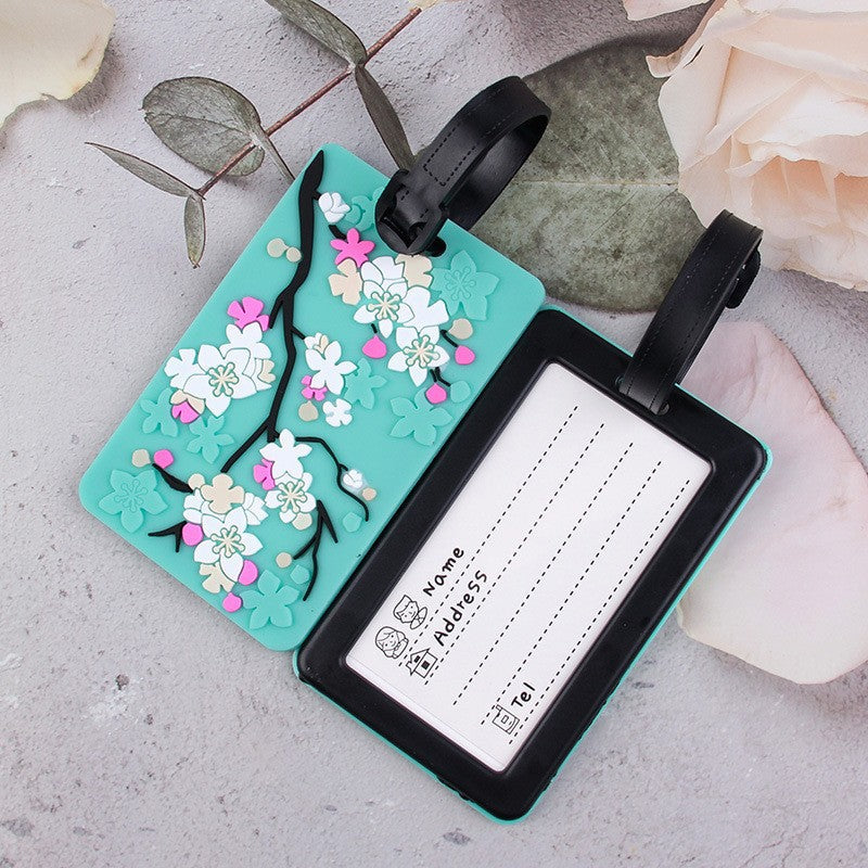 Whimsical Heart Balloon Luggage Tag Kalsten