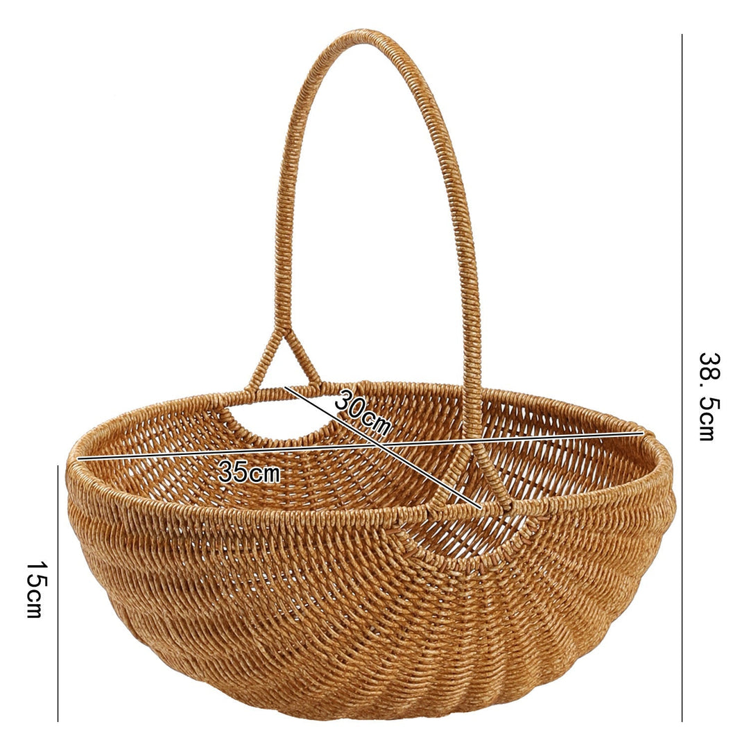 Handwoven Decorative Carrying Basket Kalsten
