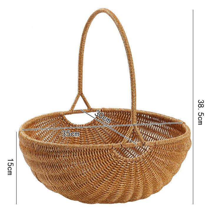 Handwoven Decorative Carrying Basket Kalsten