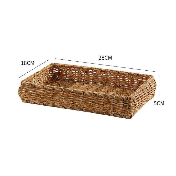 Handwoven Decorative Serving Tray Kalsten 1783754312