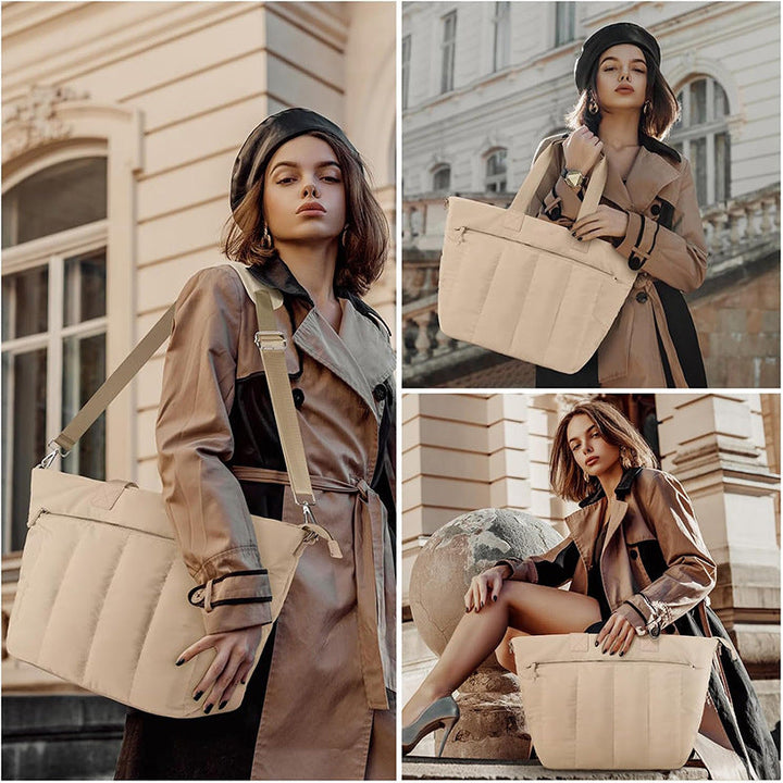Practical and stylish tote bag with detachable cosmetics pouch Kalsten