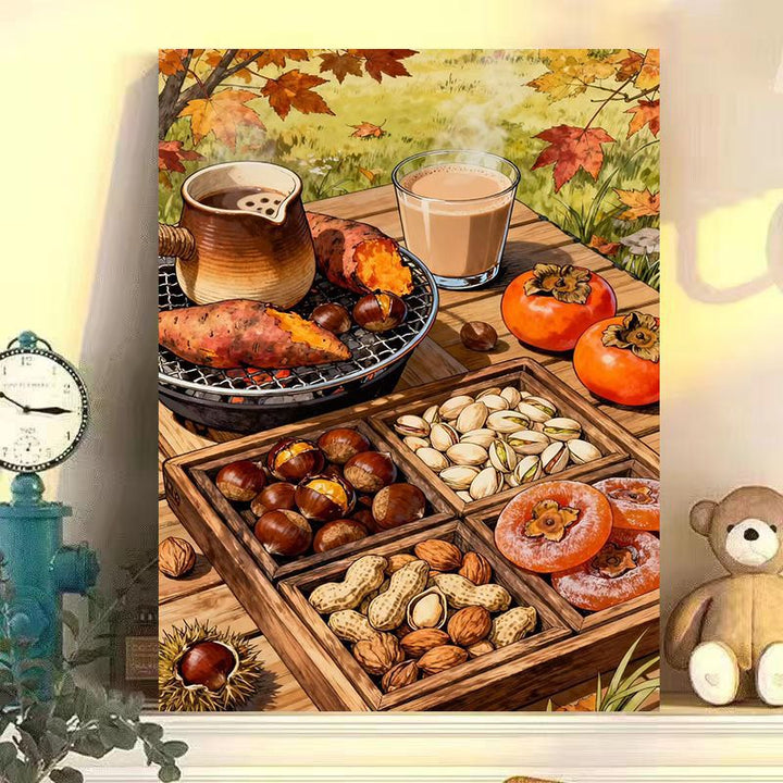 Autumn Harvest Kitchen Art Print Kalsten