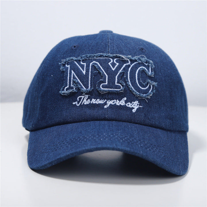 Women's Distressed Denim Baseball Cap Kalsten 1784084140