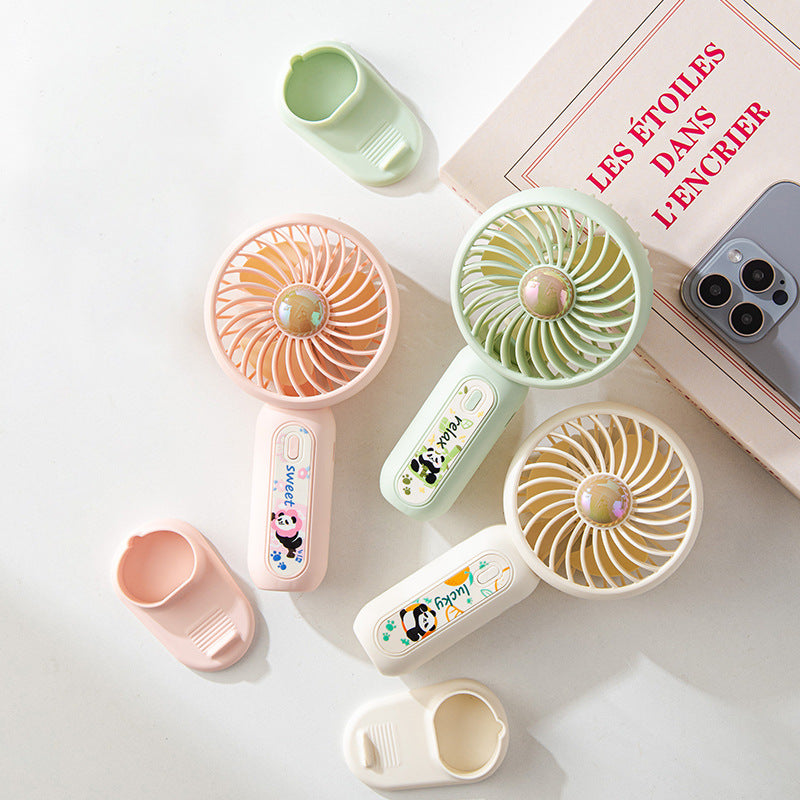 Portable Cartoon-Themed Handheld Fan Kalsten