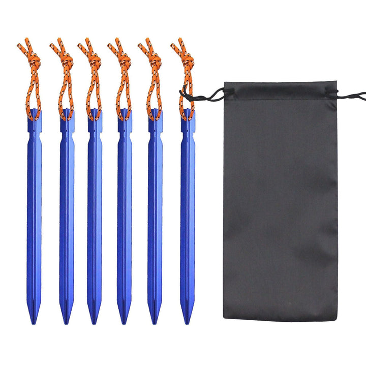 Unisex Aluminium Tent Pegs Set Kalsten